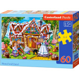 Castorland巧思进口儿童拼图60片智力玩具男孩女孩礼品幼儿园 5-6岁 糖果屋066094