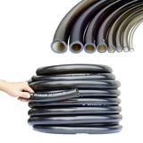 水泊龍鱼缸换水软管潜水泵过滤桶进出pvc水管抽水软管水族用品氧气管 茶色【1寸管长1米】内径25mm外径34mm