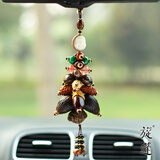 旋蓬 【京韵】系列中号汽车挂件菩提子创意手工车内挂饰品礼品  千丝菩提款 适合浅色内饰