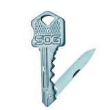 SOG 美国索格 钥匙扣工具 迷你户外工具 创意便携开箱小工具 灰蓝色KEY-106