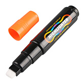 宝克荧光板专用笔 LED电子黑板荧光笔 水性可擦 POP荧光笔 10mm 橙色 一套7色
