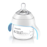 新安怡（AVENT） 飞利浦卡通企鹅杯学饮杯训练水杯防漏带手柄软嘴鸭嘴杯SCF751/12 150ml奶嘴企鹅杯奶瓶杯