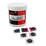 埃克斯 xtraseal 汽车轮胎专业修补材料 铝膜型黑胶补片 补胎胶片 11-032T圆形32mm桶装200片/桶