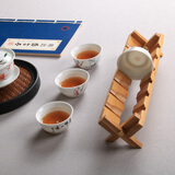 创颐（CHAUNCY）功夫茶道茶杯架折叠式竹制单层茶杯晾水架斗笠杯摆放架茶具配件 折叠六格杯架（无茶杯）