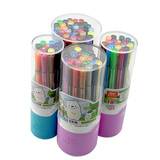 真彩 学生水彩笔12色/18色/24色/36色水彩笔 彩色笔 绘画可洗水彩笔筒装 水彩笔2600-36色