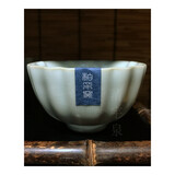 柏采汝窑茶杯 停产早期粉青 收藏级 高腰青荷杯主人杯