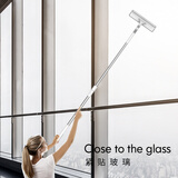 好媳妇（okaywife） 多功能伸缩杆玻璃窗擦洗刮合一玻璃刷家用缝隙清洁神器干湿两用 室内窗擦（直杆型）