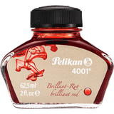 百利金 【京发】Pelikan德国进口4001非碳素钢笔墨水62.5ml节日礼物送礼 艳红色