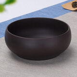 豹霖茶洗青瓷翡翠绿禅字陶瓷茶洗大号水洗笔洗功夫茶具茶道配件汝窑 直径16cm-紫砂-中号