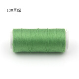 纬度优缝纫线衣服白线黑线缝衣线家用缝纫线手缝线针线盒针线包 13#草绿 5件套