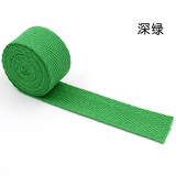 迈利达辅料包边条布条彩色棉纱人字带绑带带子织带棉布带包边带 深绿 2cm宽长10米
