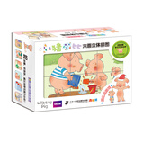 小猪威比六面立体拼图 威比玩游戏