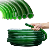 水泊龍鱼缸换水软管潜水泵过滤桶进出pvc水管抽水软管水族用品氧气管 绿色【4分管长1米】内径16mm外径22mm