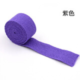 迈利达辅料包边条布条彩色棉纱人字带绑带带子织带棉布带包边带 紫色 2cm宽长10米