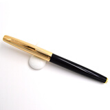 老永生钢笔730出口黄帽铱金笔612同系90年代全新库存 黑色 0.5mm