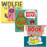 我的弟弟是小狼（ 3册） Wolfie The Bunny Horrible Bear 进口原版 儿童绘本 英文原版童书 儿童心理成长 情商培养【3-6岁】