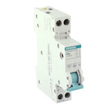 西门子（SIEMENS）断路器紧凑型空气开关 1P+N型DPN家用单模位空开 单片双进双出 1P+N 10A(紧凑型)