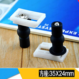 卡蒂芙（KDF）插入式膨胀螺丝toto马桶盖螺丝坐便盖配件 盖板螺丝 马桶螺栓 方座35*24MM