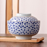 LICHEN 景德镇陶瓷碗 日韩式大号方便面碗 带盖泡面碗 汤碗 吉祥口径16.5厘米