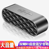 科凌（KELING） F4无线蓝牙音箱双喇叭重低音炮便携式手机迷你小音响桌面电脑户外车载充电U盘插卡 科凌F4-品质黑