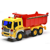 WENYI大号惯性工程车套装翻斗车男孩玩具沙滩卡车货车模型儿童玩具车 中号翻斗卡车310B