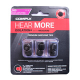 康佩来（COMPLY FOAM） 入耳式耳机C套通用隔音舒适耳帽Comply惰性慢回弹记忆海绵耳套 ISOLATION+（Tx500）中号M   简装（1对）