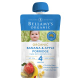 贝拉米（Bellamy）婴幼儿辅食 香蕉苹果果泥 澳洲原装进口宝宝果泥4个月以上120g