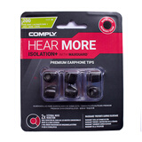 康佩来（COMPLY FOAM） 入耳式耳机C套通用隔音舒适耳帽Comply惰性慢回弹记忆海绵耳套 ISOLATION+（Tx200）中号M   简装（1对）