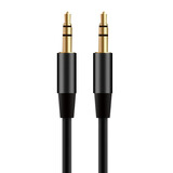 品怡Bejoy AUX接口车用音响线 手机MP3音乐输出公对公3.5对3.5mm汽车音频线  黑色  115cm