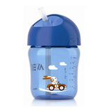 新安怡飞利浦新安怡260ml宝宝儿童吸管杯魔术水杯SCF760\/00 全新未拆封 蓝色（全新未拆封）