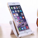 鸿伟科 懒人手机支架 桌面平板电脑ipad多功能可调节手机架 防滑可折叠手机托手机座 创意支架-白色