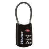 玛斯特（Master Lock）密码锁 出国旅行箱包挂锁 TSA密码锁避免强制开锁4688MCND