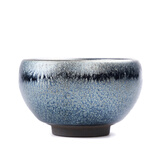 极友茗景德镇窑变天目釉建盏品茗杯主人杯单杯功夫茶具陶瓷个人单杯盏 百花建盏120ml1只