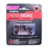 康佩来（COMPLY FOAM） 入耳式耳机C套通用隔音舒适耳帽Comply惰性慢回弹记忆海绵耳套 ISOLATION+（Tx500）小号S   简装（1对）