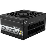 迎广（IN WIN）CS700 额定700w  SFX金牌全模组电源（80Plus认证/全模组/92mm风扇/全日系电解电容/带ATX转换架）