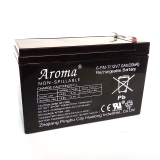 Aroma儿童电动童车蓄电池 电动玩具汽车电瓶 6-FM-7 (12V7.0Ah/20hR)