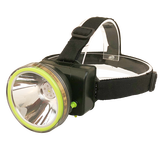 雅格头灯LED户外强光远射充电防水头灯锂电钓鱼灯维修矿灯电池头戴式  防雨水 白光U101  3W   5400mAh