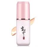 名蔻（MINGKOU）化妆品韩品护肤套盒春夏季女深层补水润泽爽肤水乳液霜组合套装 VE防水丝滑自然白粉底液45g