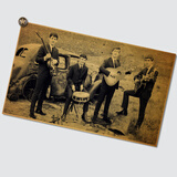 居梦坞 披头士甲壳虫乐队海报怀旧复古贴画墙面装饰海报 摇滚海报 宿舍装饰挂画 NB469 50*30