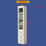 强象 简欧书柜带玻璃门组合简约现代小户型省空间落地柜子 F-203 F-203-B