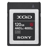索尼（SONY）120GB XQD存储卡 G系列 QD-G120F 4K视频录制 读速440MB/s写速400MB/s