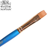 温莎牛顿（WINSOR&NEWTON） 混合貂毛圆头水彩笔 画家专用水彩画笔水粉画笔套装 短平头12号