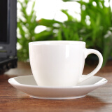 布丁瓷艺 简约陶瓷水杯马克杯大容量杯子创意咖啡杯牛奶麦片杯可定制 咖啡杯碟