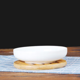 LICHEN景德镇骨瓷餐具米饭碗面碗纯白陶瓷汤碗多规格可选 7英寸窝盘