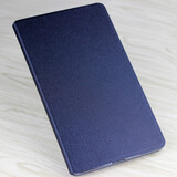 钦灵 华为荣耀平板2保护套皮套8英寸JDN-W09/JDN-AL00通话平板电脑保护套壳 金沙纹黑色+钢化膜