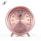 DF德福温度计室内 家用高精度温度湿度计婴儿房温湿度计仓库机房壁挂式 DF3-玫瑰之约  圆柱支架