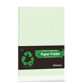 凯萨（KAISA)纸质文件夹A4办公资料夹合同夹试卷夹8个装 浅绿色 KSU-04354