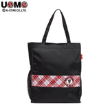UnMeunme 小学生初中手提袋补习袋美术袋补课包男女生拎书包 红格