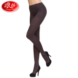 浪莎2条50D80D120D连裤袜春秋冬季天鹅绒薄款连体打底袜子女防勾丝袜1 120D灰色不透肉【2条】