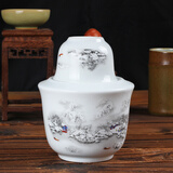 LICHEN景德镇陶瓷温酒器酒壶酒杯酒具 雪景 大号250ml